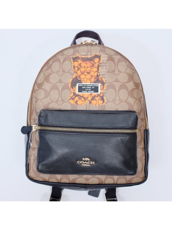 Coach Backpack CHARLIE VANDAL GUMMY BEAR leather monogram main image 14